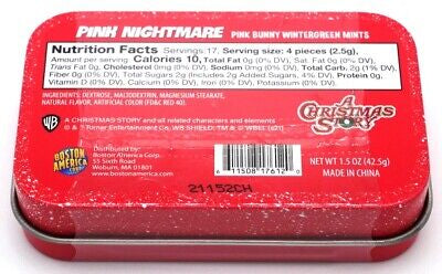 A Christmas Story Pink Bunny Wintergreen Mints