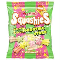 Squashies Sour Shooting Stars - 100g