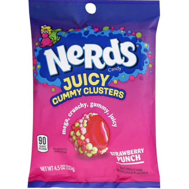 Nerds Juicy Gummy Clusters Strawberry Punch - 127
