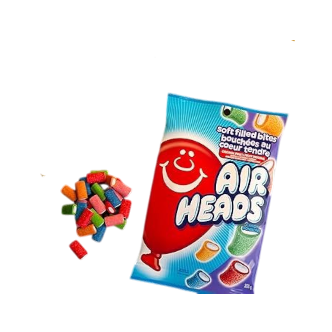 Air Heads Soft Filled Bites - 200g