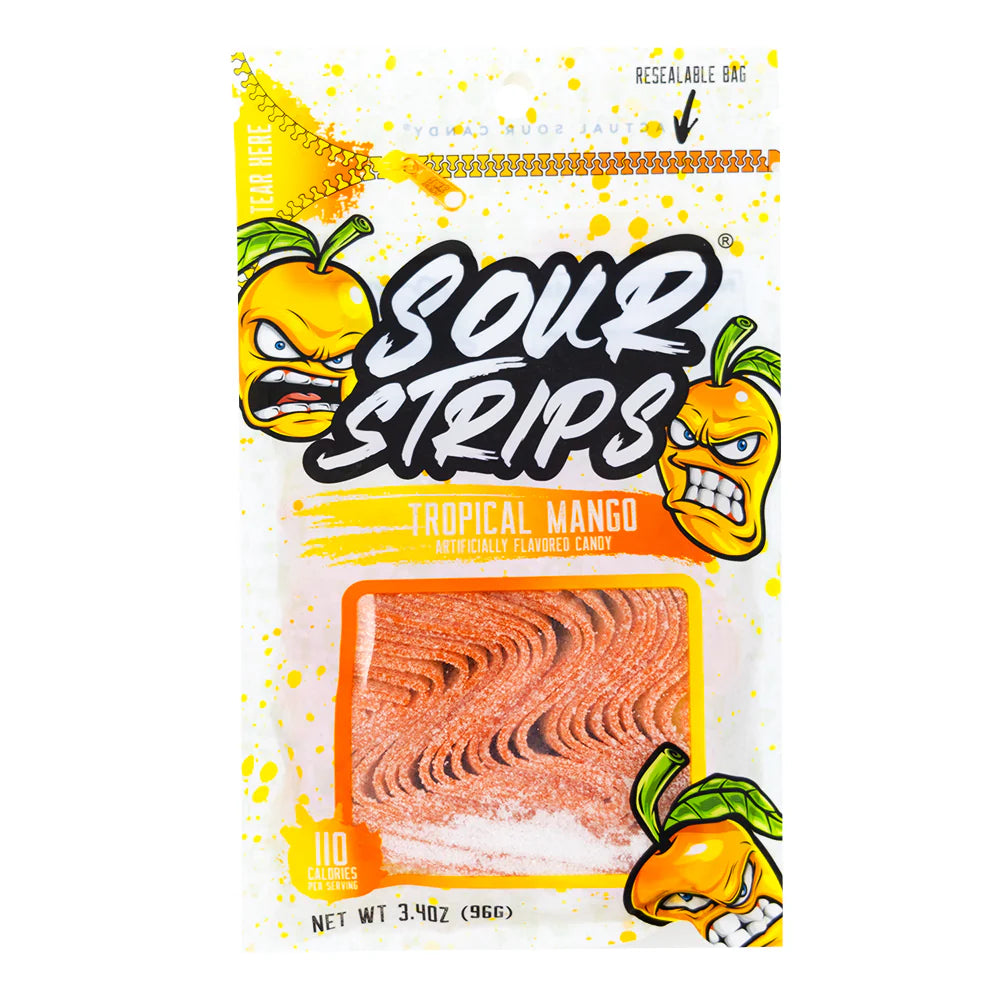 Sour Strips Tropical Mango – 96g