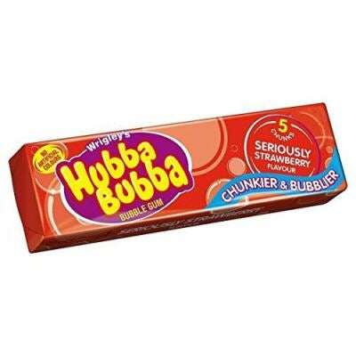 Hubba Bubba Seriously Strawberry (UK) - 35g