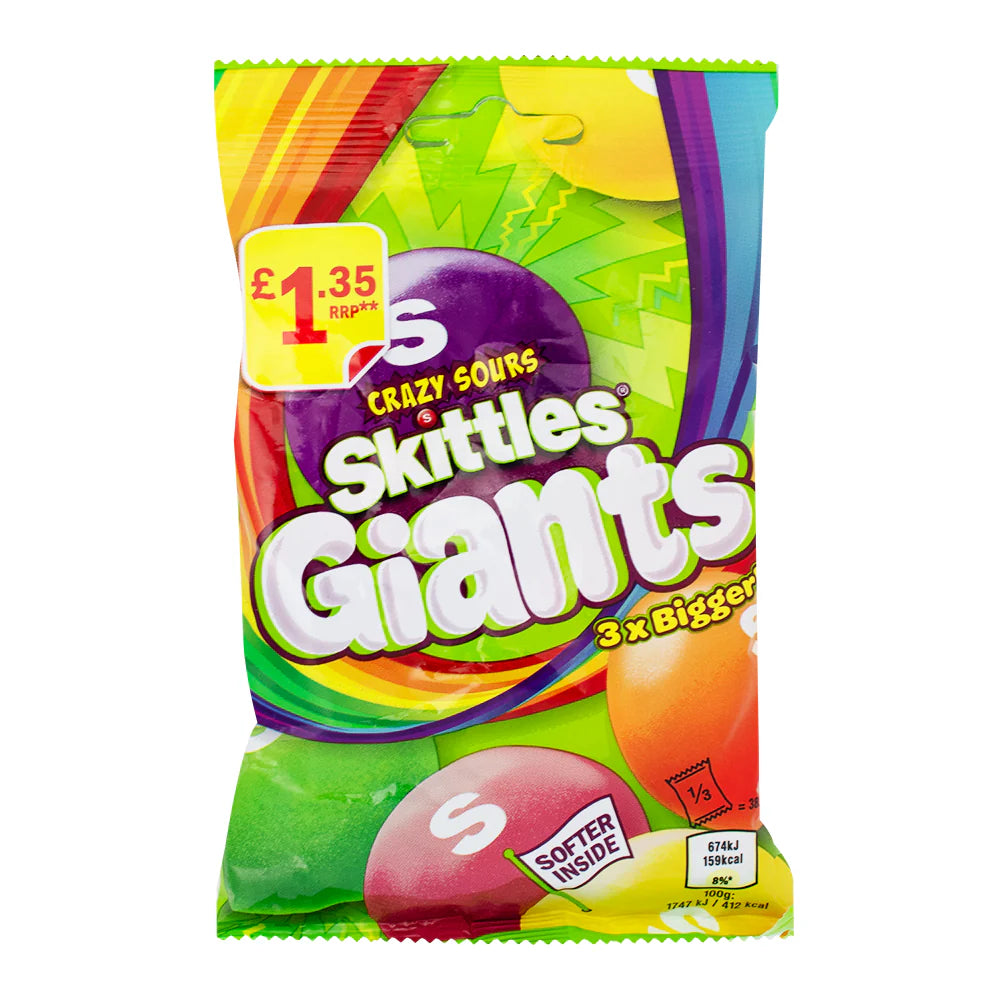 Skittles Giants Sour - 100g