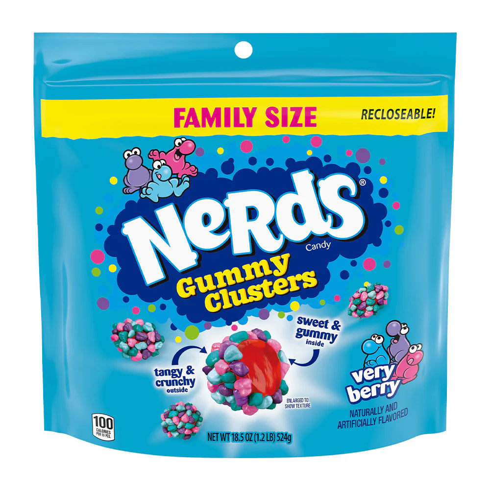Nerds Gummy Clusters Very Berry - 524g