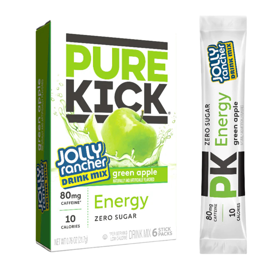 Pure Kick Jolly Rancher Energy Green Apple - 6 Pack