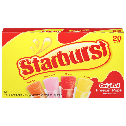 Starburst Freezer Pops - 42.5g 12 Pack