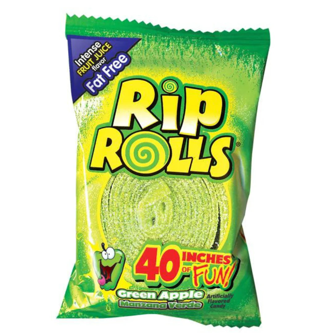 Rip Rolls Green Apple - 40g