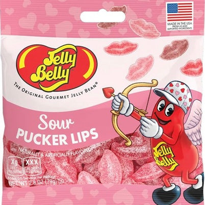 Jelly Belly Sour Pucker Up Lips - 79g