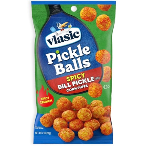 Pickle Balls Spicy Dill Pickle Corn Puffs - 56g