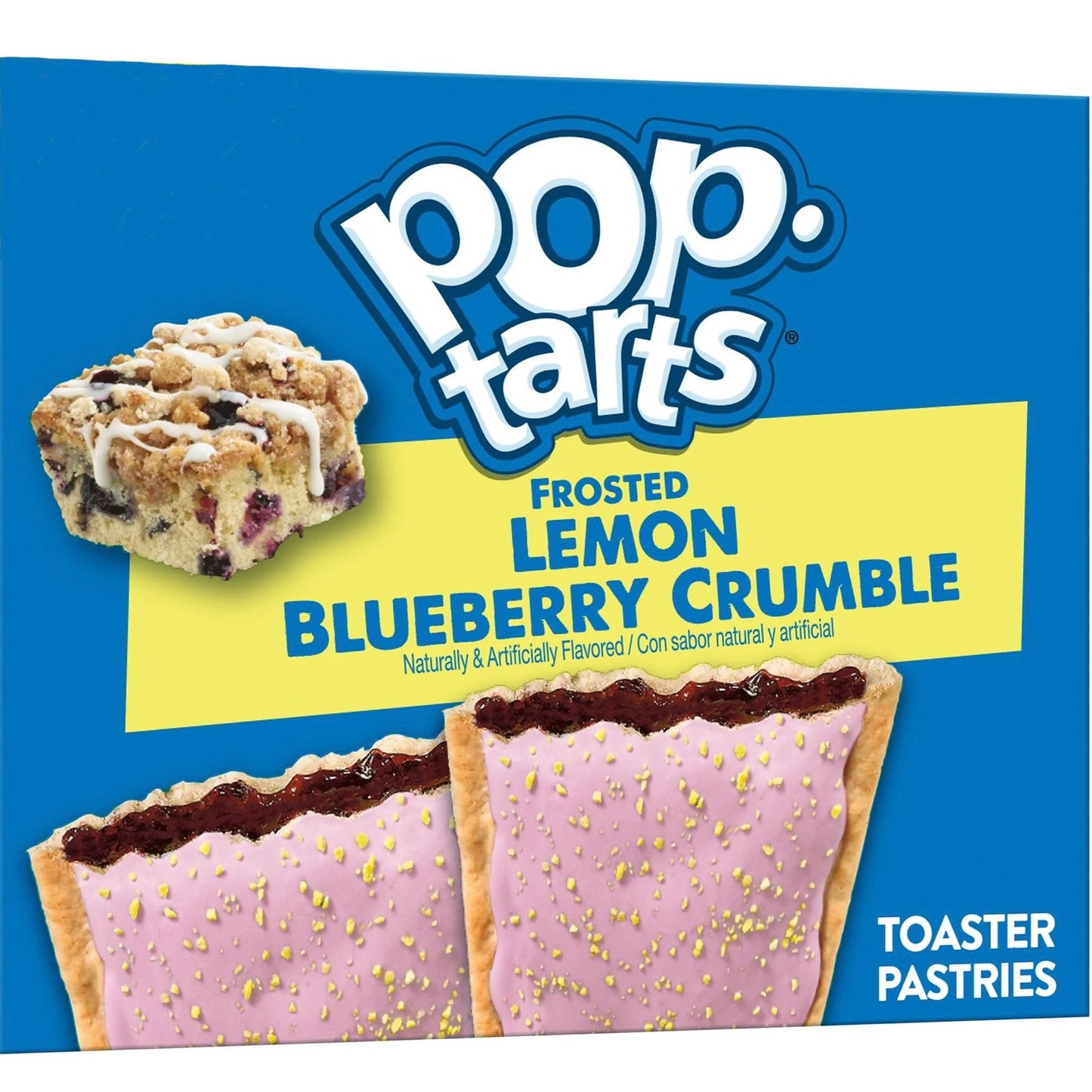 Pop-Tarts Frosted Lemon Blueberry Crumble – 1-2 Pack