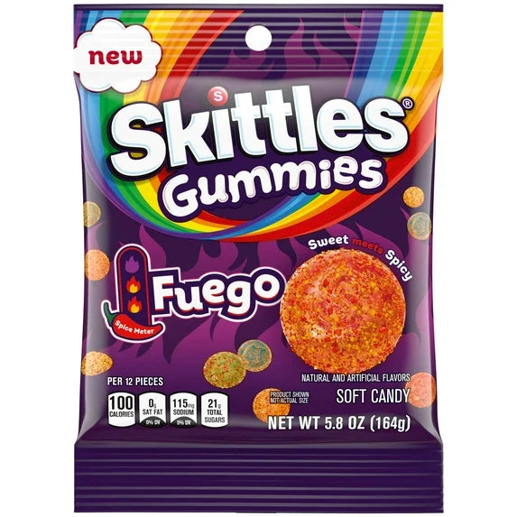 Skittles Gummies Fuego – 164 g
