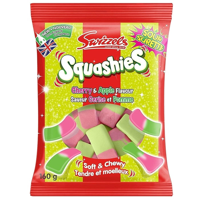 Swizzels Squashies Cherry Apple Sour - 160g
