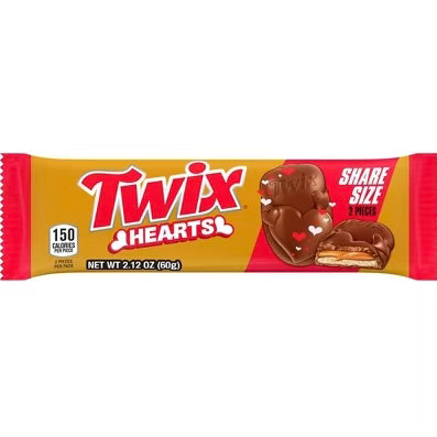Twix Hearts - 60g