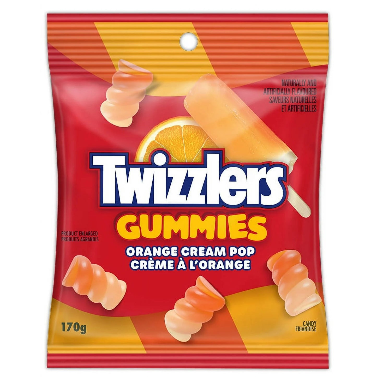 Twizzlers Gummies Orange Cream Pop - 170g
