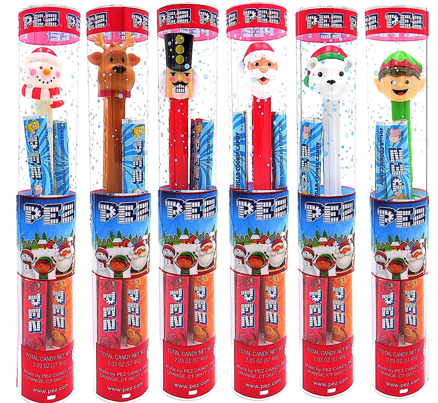 Pez Christmas Tube -