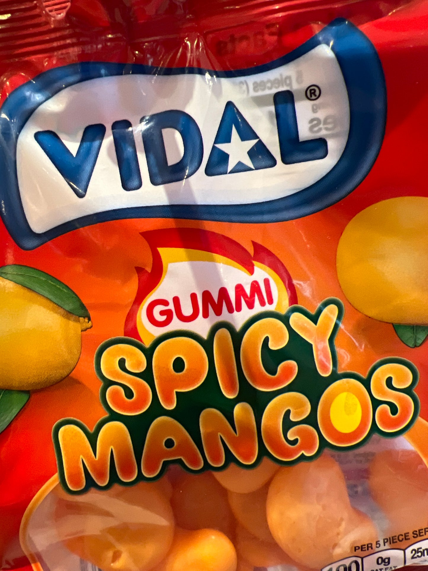 Vidal Gummy Spicy Mangos