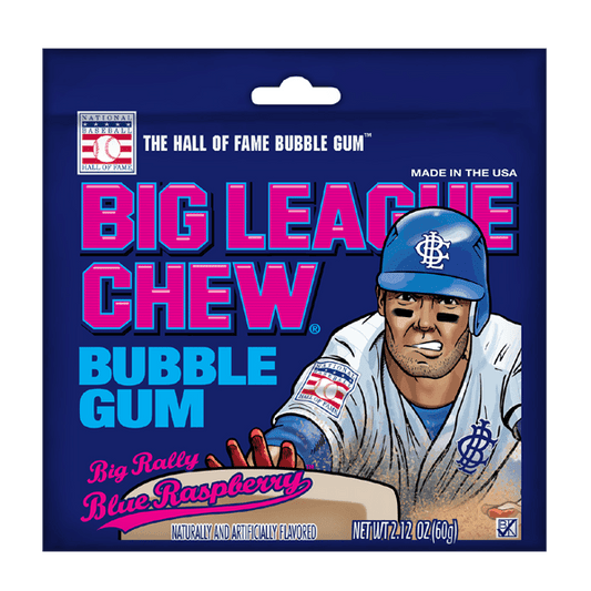 Big League Chew Bubblegum Blue Raspberry