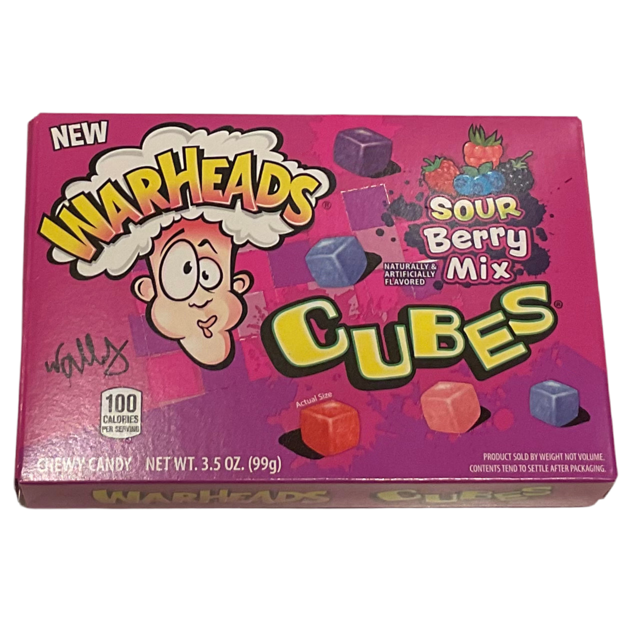 Warhead Sour Berry Mix Cubes - 99g