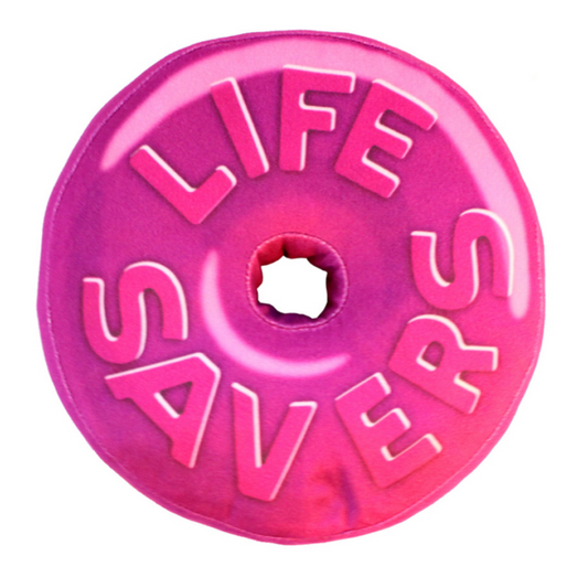 Lifesaver Round Pillow Purple