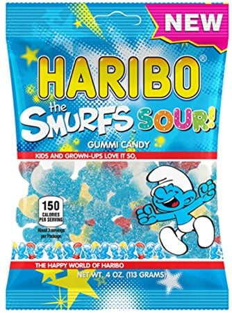 Haribo The Smurfs Sour (UK) - 113g