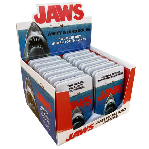 JAWS Cherry Flavoured Shark Tooth Candy - 34g