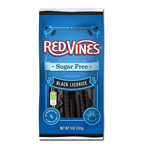 Red Vines Sugar Free Black Licorice - 141g