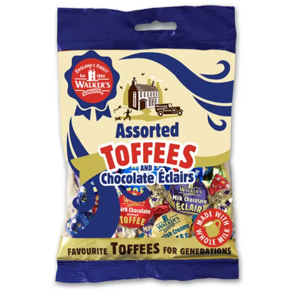 Assorted Toffees and Chocolate Éclairs - 150g