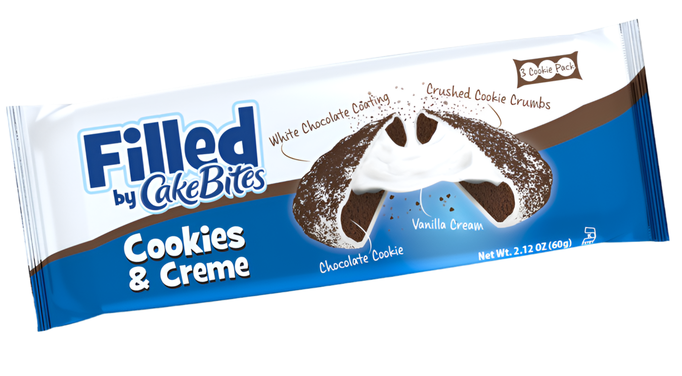 Cookies & Cream Filled By Cake Bites - 60g