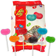 Jelly belly lollipops