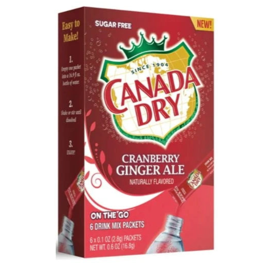 Canada Dry Drink Mix Cranberry - 2.7g x 6 Packets