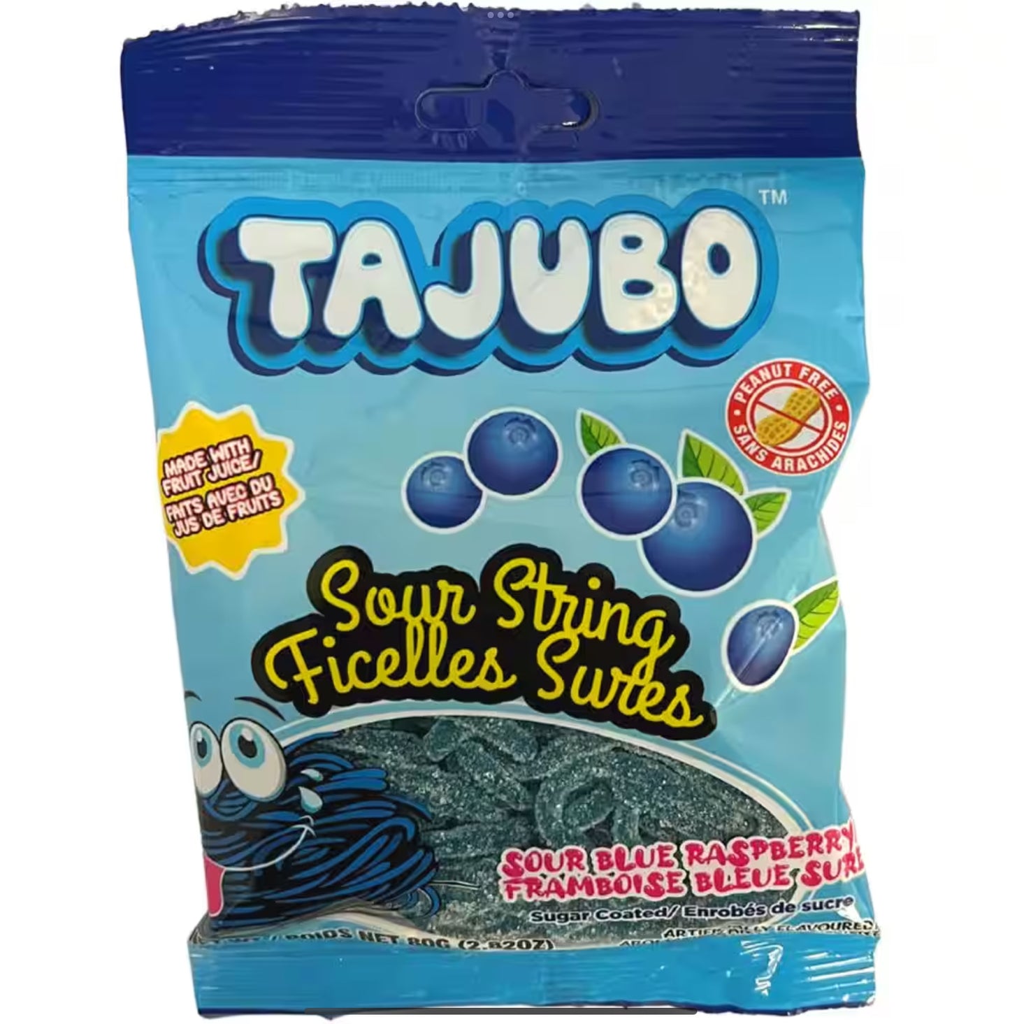 Tajubo Sour String Sour Blue Raspberry