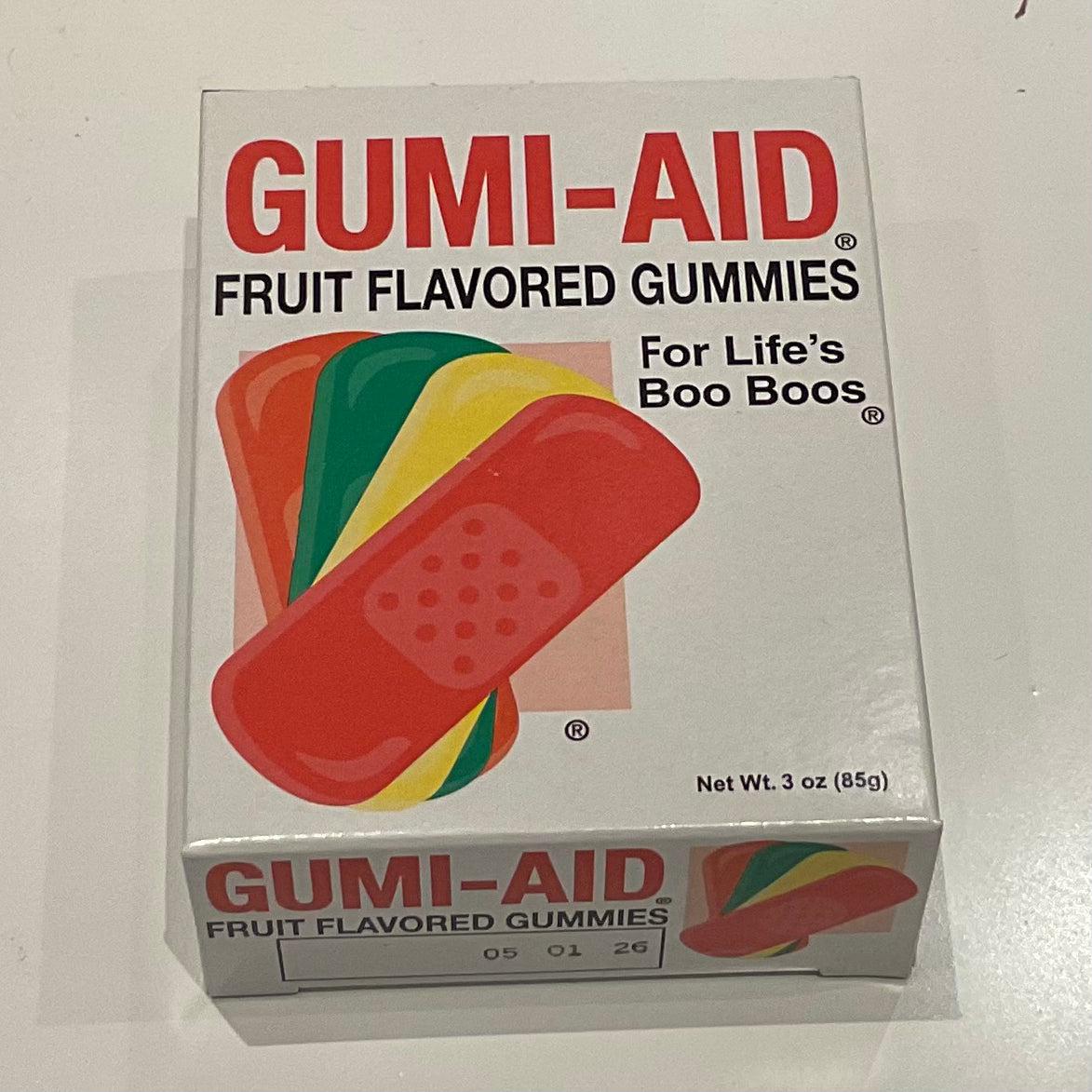 GUMI-AID fruit flavoured gummy’s