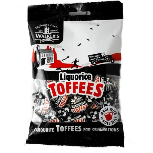 Walkers Liquorice Toffees - 150g