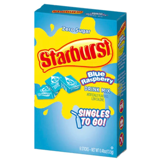 Starburst Blue Raspberry Drink Mix - 2.7g x 6 Packets