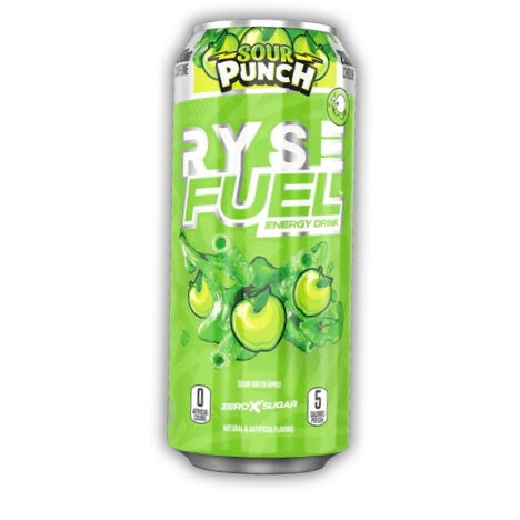 Ryse Fuel Sour Punch Green Apple -473ml