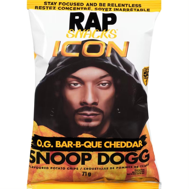 Rap snacks Bar-B-Que Cheddar Snoop Dogg - 71g