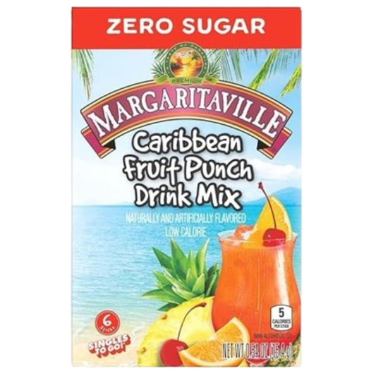 Margaritaville Caribbean Fruit Punch Drink Mix - 6 Pack