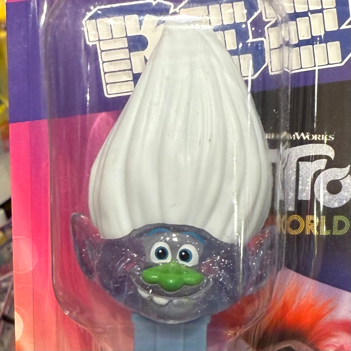 Pez Sparkle Branch Trolls