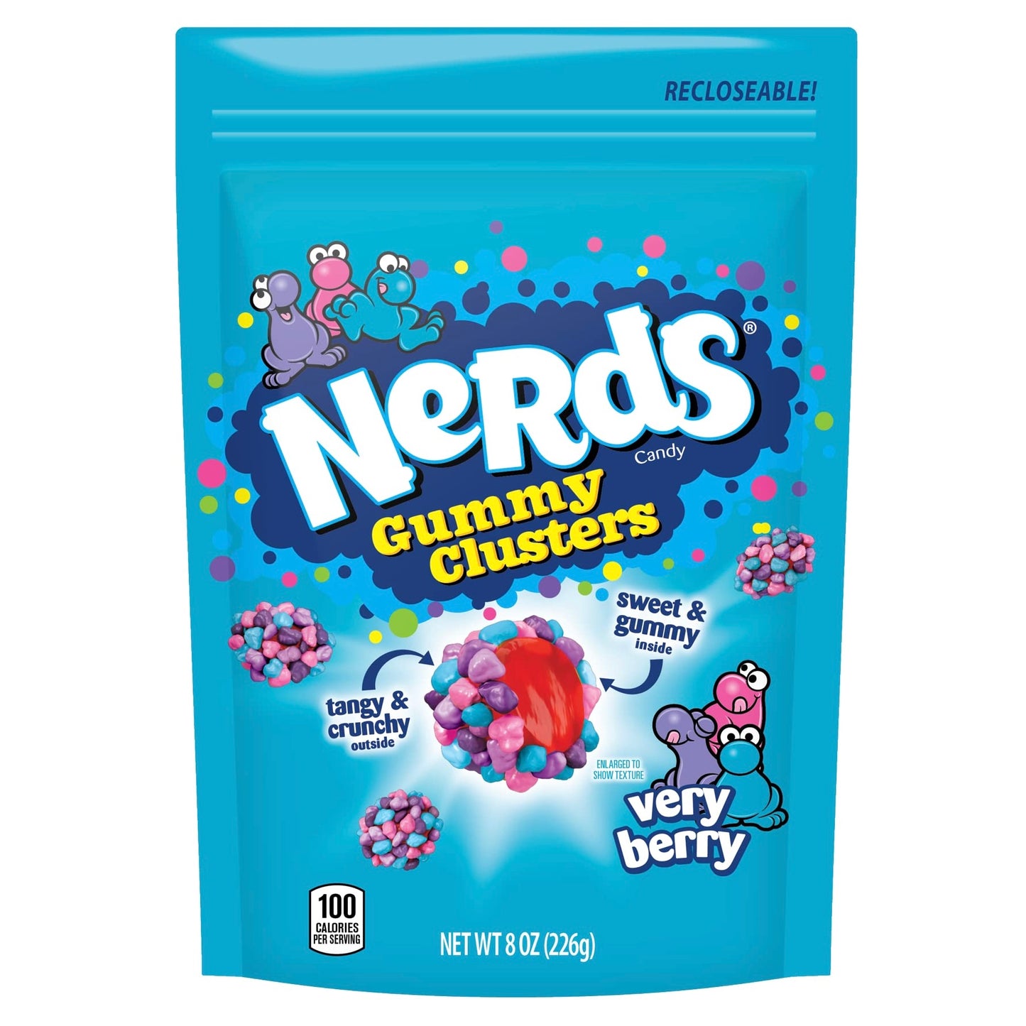 Nerds gummy Clusters Very Berry - 226g