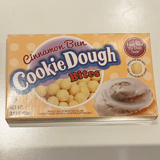 Cinnamon bun cookie dough bites