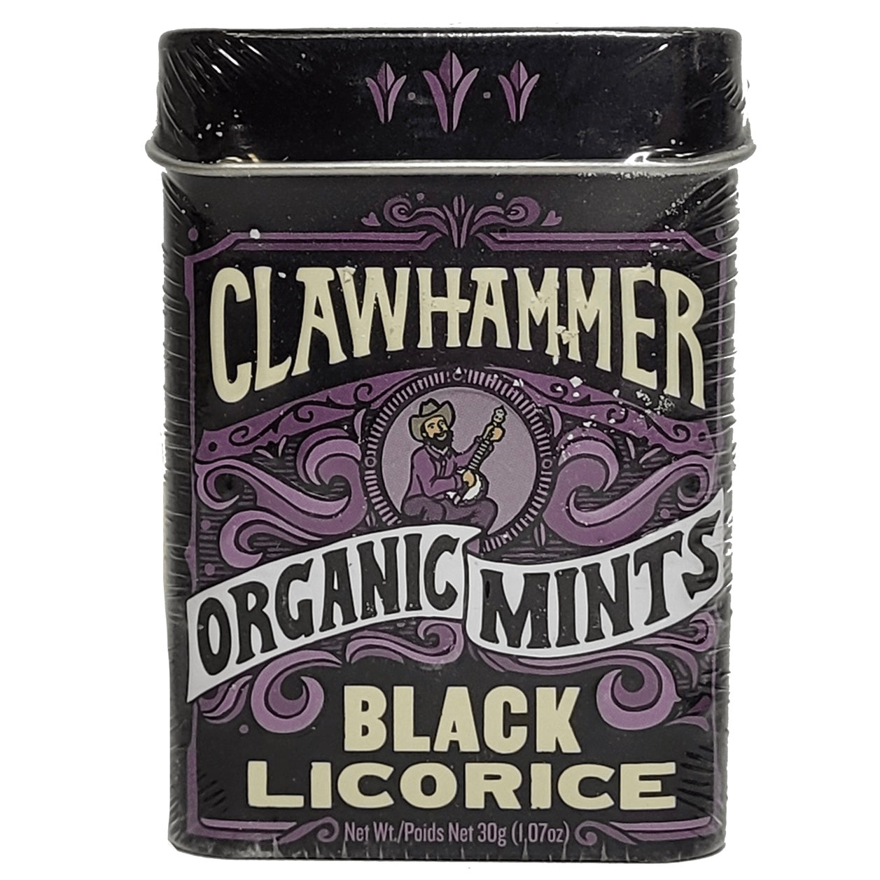 Black liquorice Clawhammer Mints - 30g