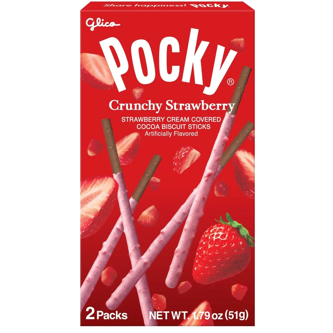 Pocky Strawberry Crunchy Japan - 40g