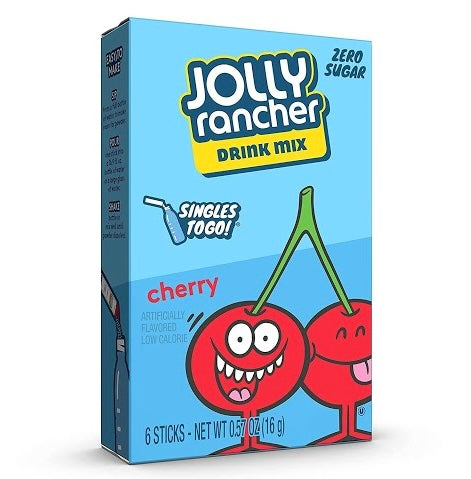 Jolly Rancher Cherry Drink Mix - 2.7g x 6 Packets