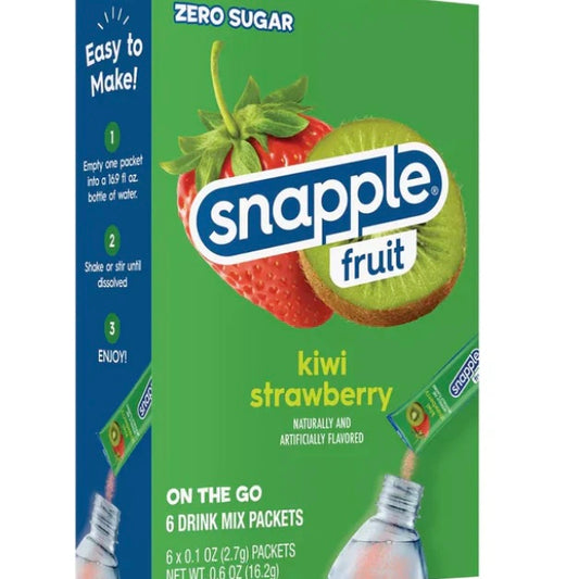 Snapple Kiwi Strawberry Drink Mix - 2.7g x 6 Packets