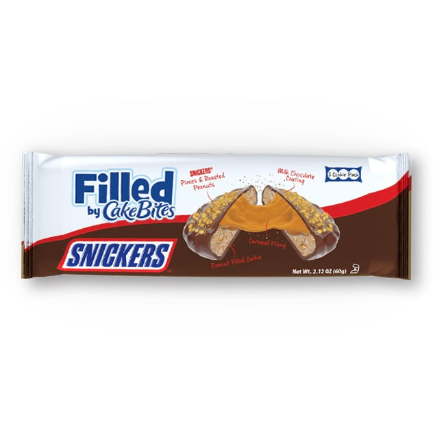 Snickers Filled By Cake Bites - 60g