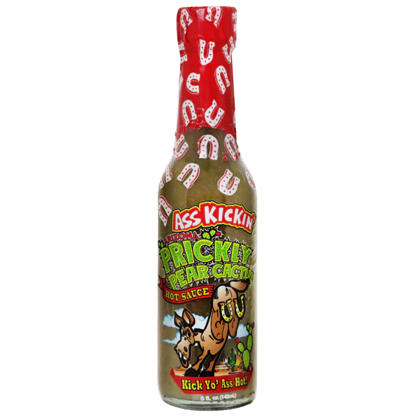 Ass Kickin’ Hot Sauce Prickly Pear Cactus Green Habanero - 148ml