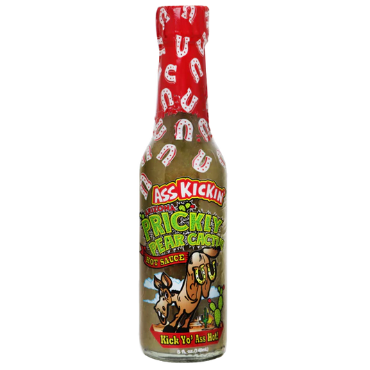 Ass Kickin’ Hot Sauce Prickly Pear Cactus Green Habanero - 148ml