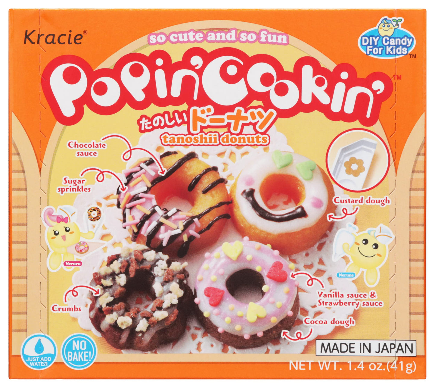 Popin’ cookin’ Tanoshii Donuts Kit - 32g