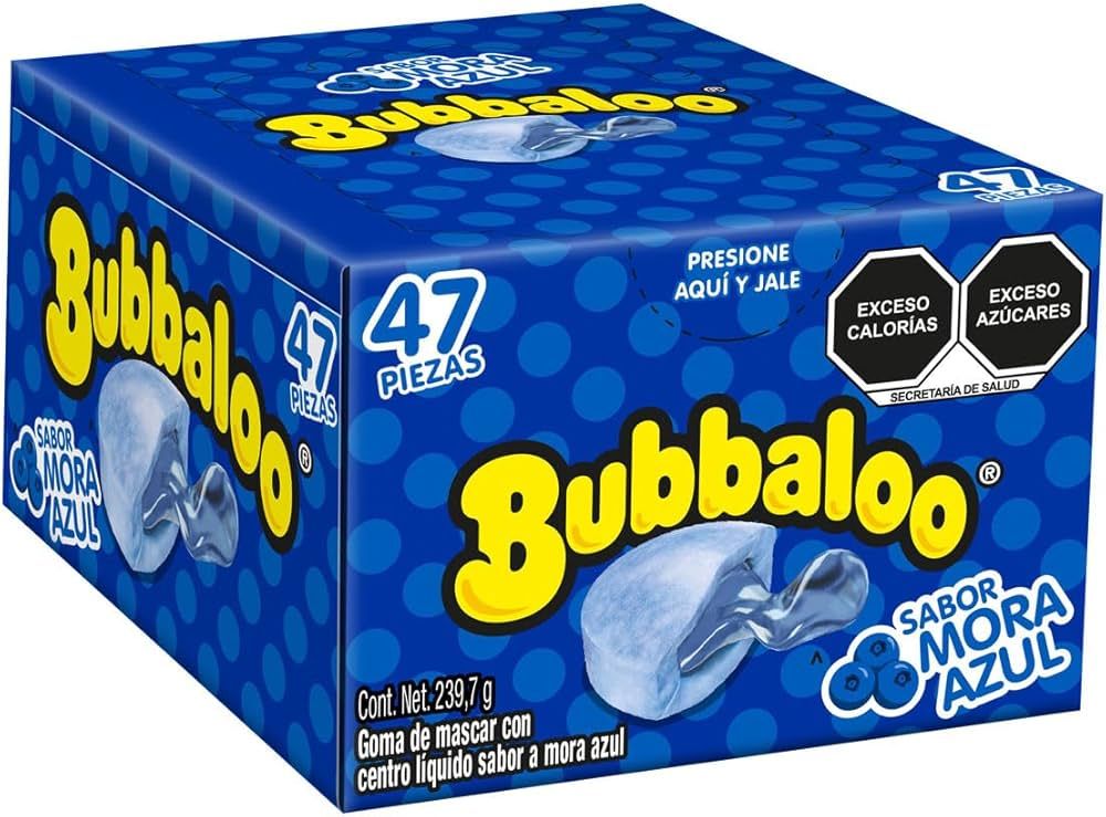 Bubbaloo Sabor Blueberry - 239.7g