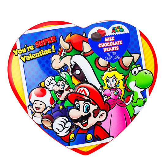 Valentine’s Super Mario Tin With Chocolate - 102g